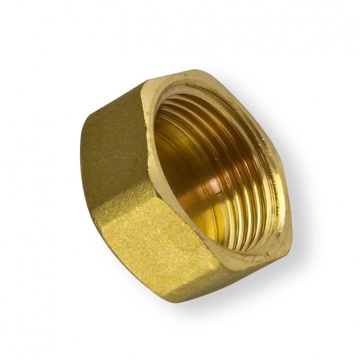Mosadzný koncový uzáver na mosadzné rúry 1 1/2" DN40 Mosadzný koncový uzáver na mosadzné rúry 1 1/2" DN40