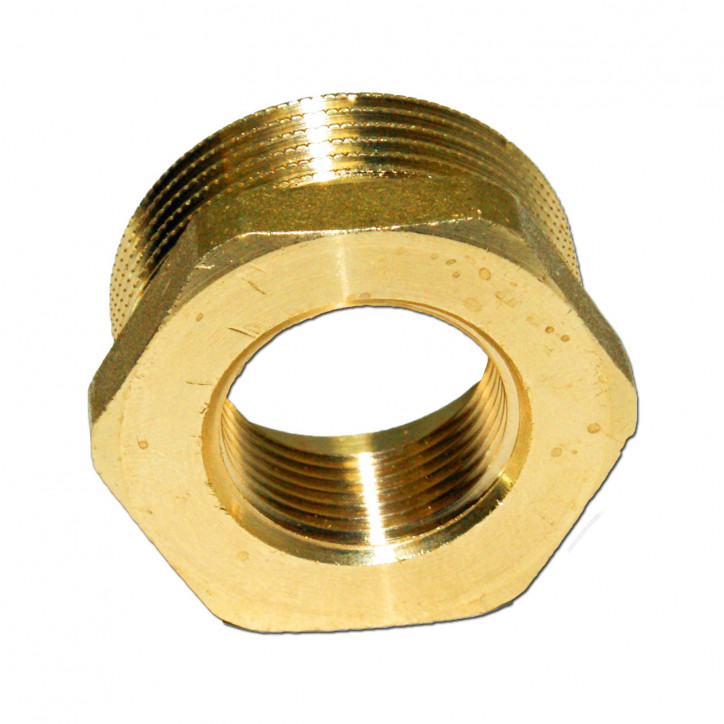 Mosadzná závitová redukcia 1/4" IG x 3/8" AG Mosadzná závitová redukcia 1/4" IG x 3/8" AG