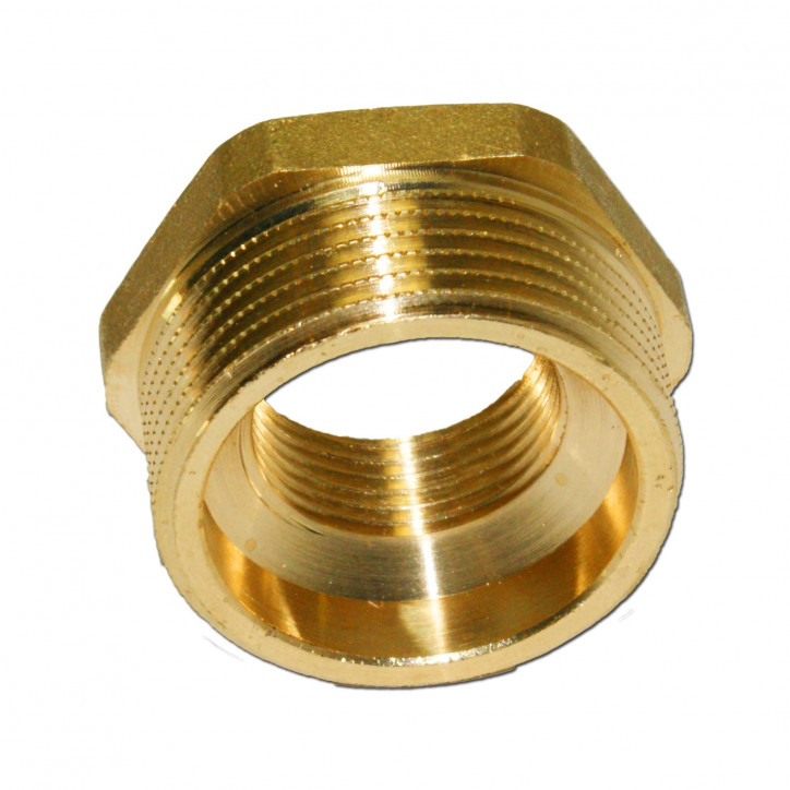 Mosadzná závitová redukcia 1/4" IG x 3/8" AG Mosadzná závitová redukcia 1/4" IG x 3/8" AG