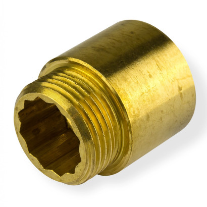 Mosadzné predĺženie kohútika 1" x 30 mm