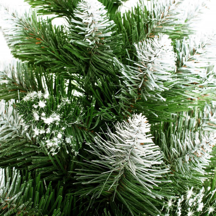 Vianočný stromček Borovica zasnežená na kmienku 220 cm
