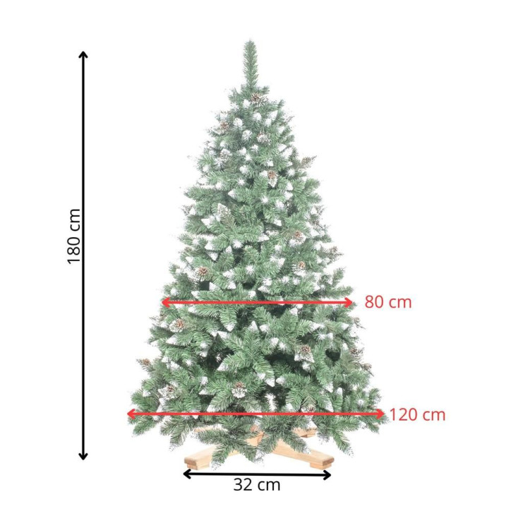 Vianočný stromček Borovica Royal diamantová 180 cm