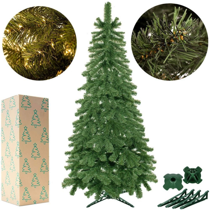 Vianočný stromček Jedľa zelená 220 cm