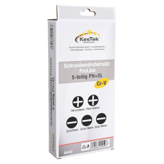 Skrutkovače PH+SL ProLine, 5-dielna sada