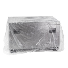 Zakrývacia fólia stavebná 4x5 m LDPE extra hrubá, priehľadná