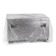Zakrývacia fólia stavebná 4x5 m LDPE extra hrubá, priehľadná