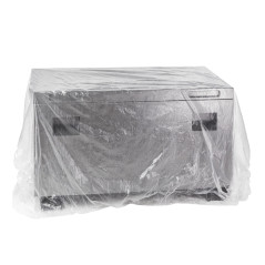Zakrývacia fólia stavebná 4x12,5 m LDPE extra hrubá, priehľadná