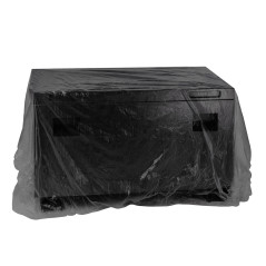 Zakrývacia fólia stavebná 4x6 m LDPE Profi 80 um, čierna