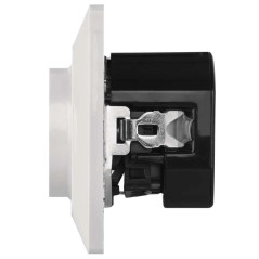 Zásuvka s USB 2,1 A max., biela