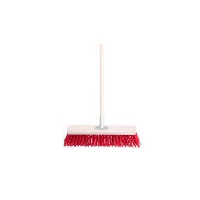 Cestárska metla PVC 30 cm s násadou 120 cm