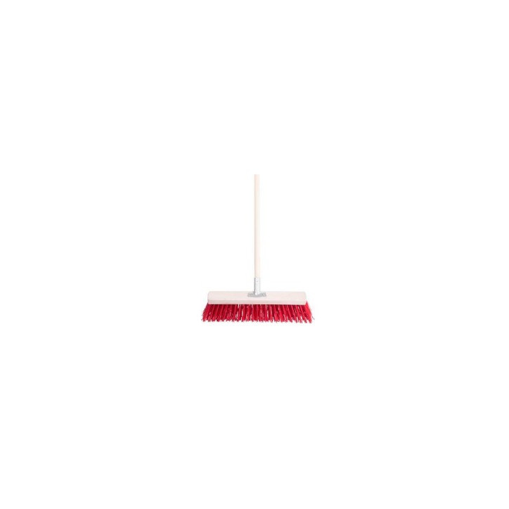 Cestárska metla PVC 30 cm s násadou 120 cm
