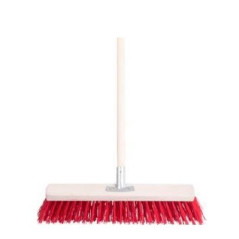 Cestárska metla PVC 35 cm s násadou 120 cm