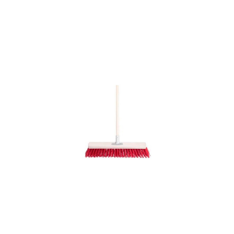 Cestárska metla PVC 35 cm s násadou 120 cm