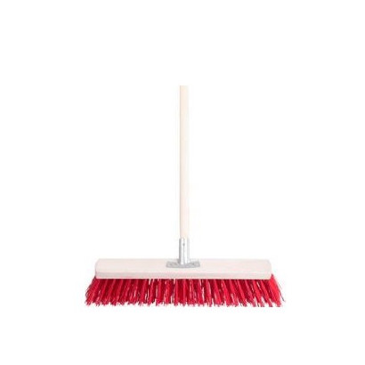 Cestárska metla PVC 35 cm s násadou 120 cm