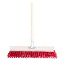 Cestárska metla PVC 40 cm s násadou 120 cm