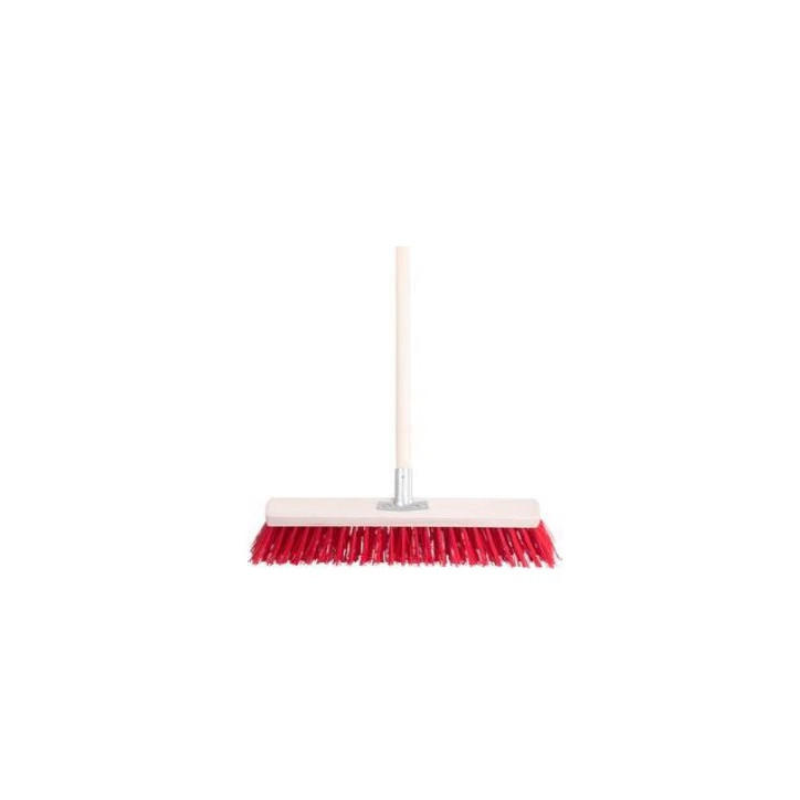 Cestárska metla PVC 50 cm s násadou 140 cm