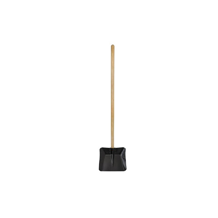 Lopata veľká s násadou 130 cm čierna