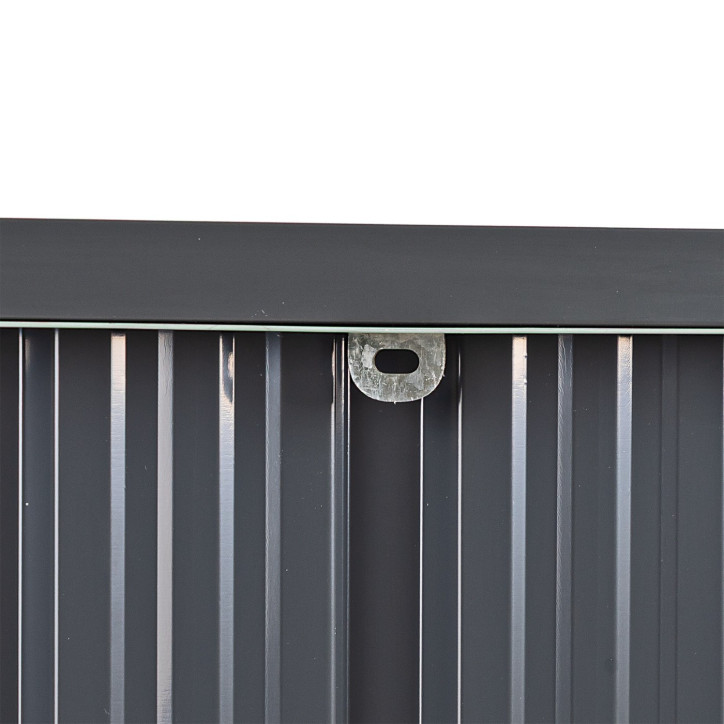 Kovový box na náradie 174,5x75x71 cm Duisburg XXL