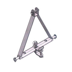 Ťažná lišta s trojbodovým zavesením 610 mm Kat. 1