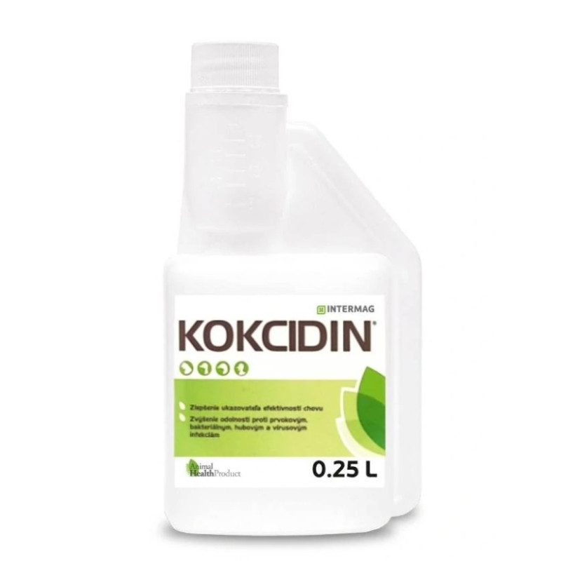 Prípravok proti kokcidióze hydiny KOKCIDIN 250 ml