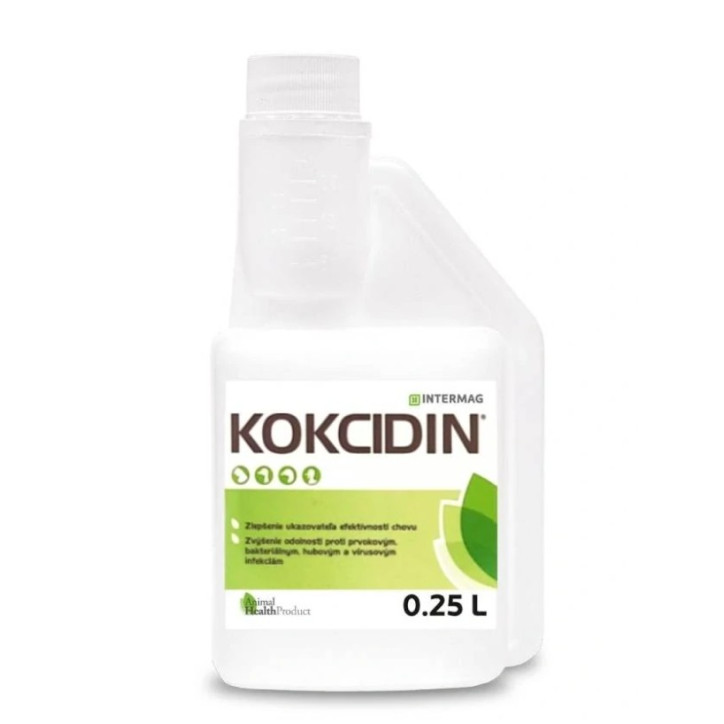 Prípravok proti kokcidióze hydiny KOKCIDIN 250 ml