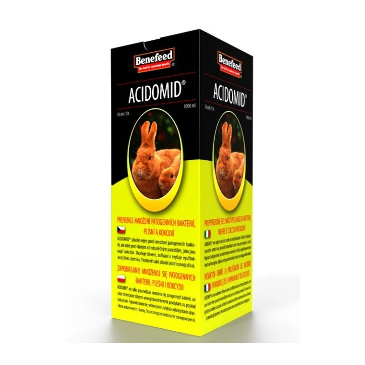 Doplnok krmiva pre králiky Acidomid 1000 ml