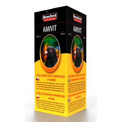 Doplnok krmiva pre holuby Amivit 1000 ml
