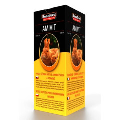 Doplnok krmiva pre králiky Amivit 1000 ml