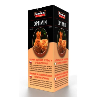 Doplnok krmiva pre králiky Optimin 1000 ml