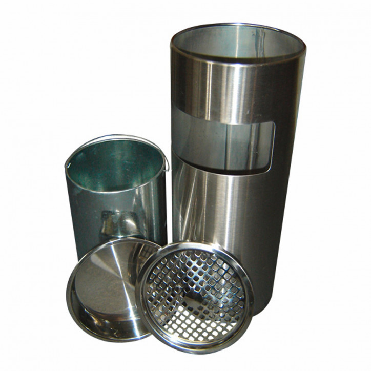 Popolník s košom 25x61 cm, strieborný Popolník s košom 25x61 cm, strieborný
