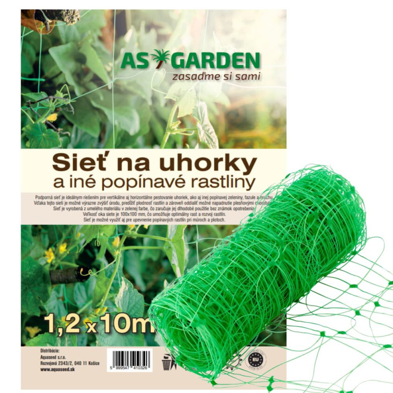 Sieť na pestovanie uhoriek PVC 1,2x10 m