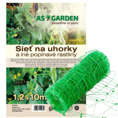 Sieť na pestovanie uhoriek PVC 1,2x10 m