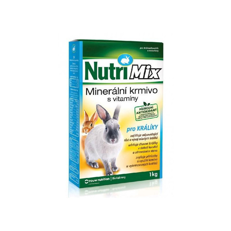 Minerálne krmivo s vitamínmi pre králiky NutriMix 1 kg
