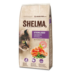 Granulované krmivo pre sterilizované mačky 1,4 kg, losos