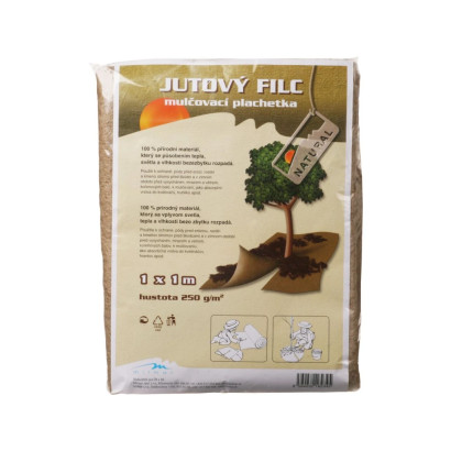 Jutový filc 250 g s výrezom 1x1 m