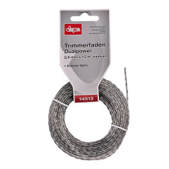 Vyžínacia struna Dualpower 2,40 mm x 15 m, hranatá
