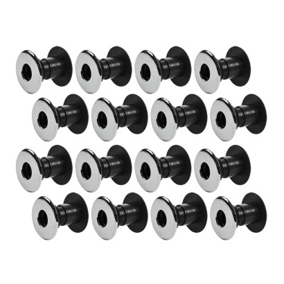 Priechodka na tyče 16 mm pre stolný futbal hrúbka 35-40 mm, 16-dielna sada