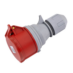CEE spojka silnoprúdová, 5-pólová, 16 A/400 V, IP44