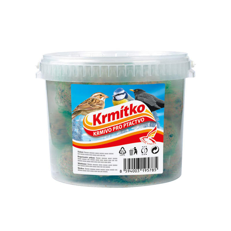 Lojové gule vo vedierku 35x90 g