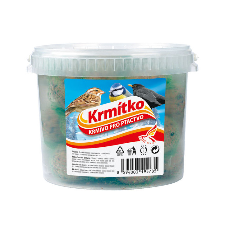 Lojové gule vo vedierku 35x90 g