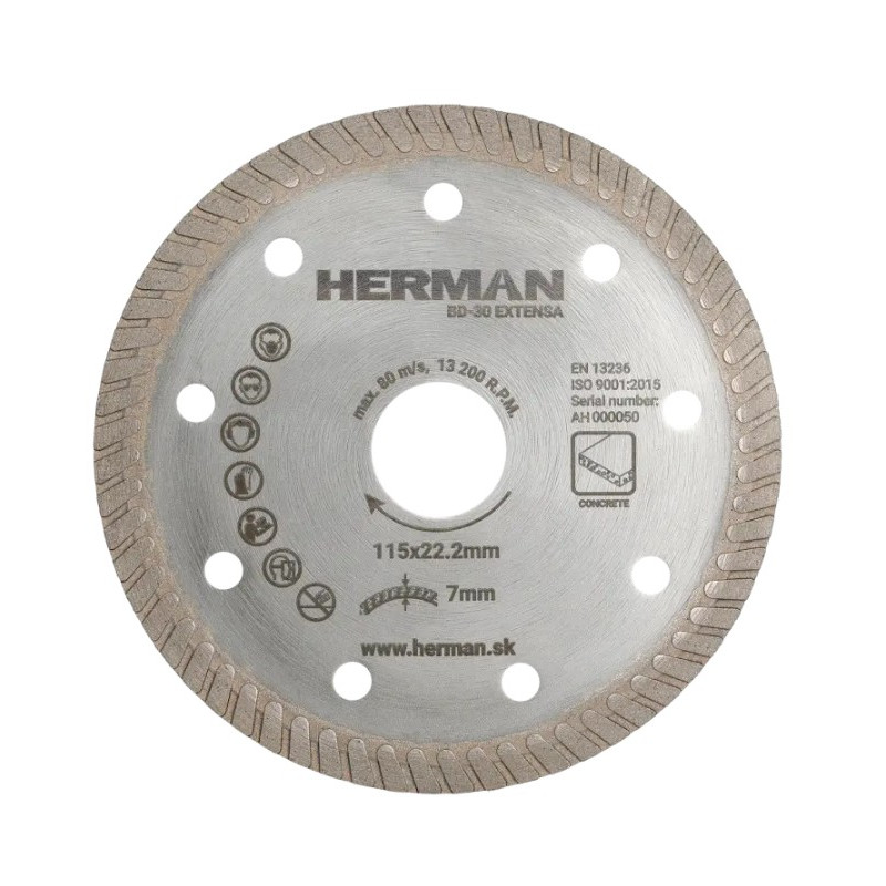 Diamantový kotúč BD-30 Extensa 115 mm