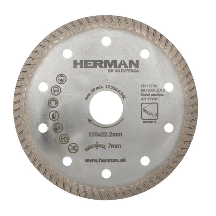 Diamantový kotúč BD-30 Extensa 125 mm