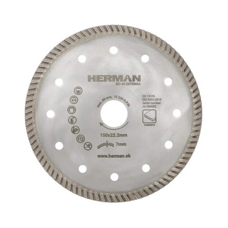 Diamantový kotúč BD-30 Extensa 150 mm