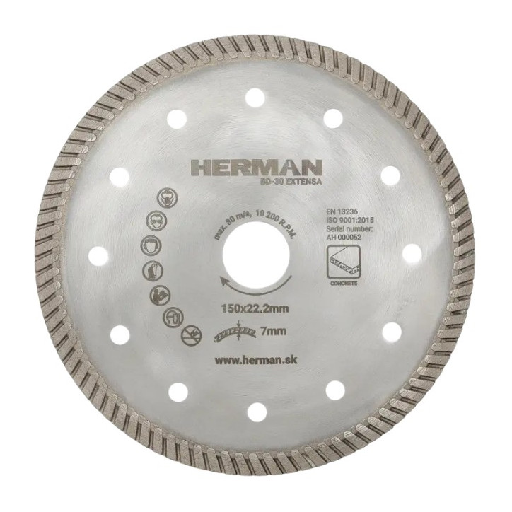 Diamantový kotúč BD-30 Extensa 150 mm