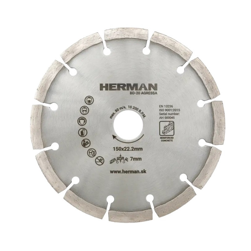 Diamantový kotúč BD-20 Agressa 150 mm