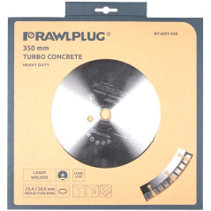 Diamantový kotúč na rezanie železobetónu Heavy Duty turbo 350x25,4 mm