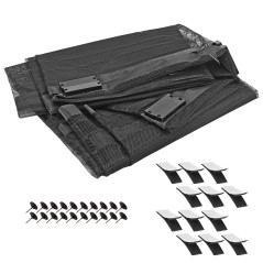Dverová sieťka proti hmyzu s magnetmi 95x215 cm, antracitová