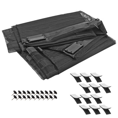 Dverová sieťka proti hmyzu s magnetmi 95x215 cm, antracitová