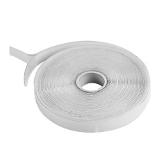 Samolepiaci suchý zips na sieťky proti hmyzu 9,5 mm x 5 m, biely