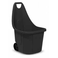 Vozík na záhradný odpad Blumax CADDY, 60 L, čierny